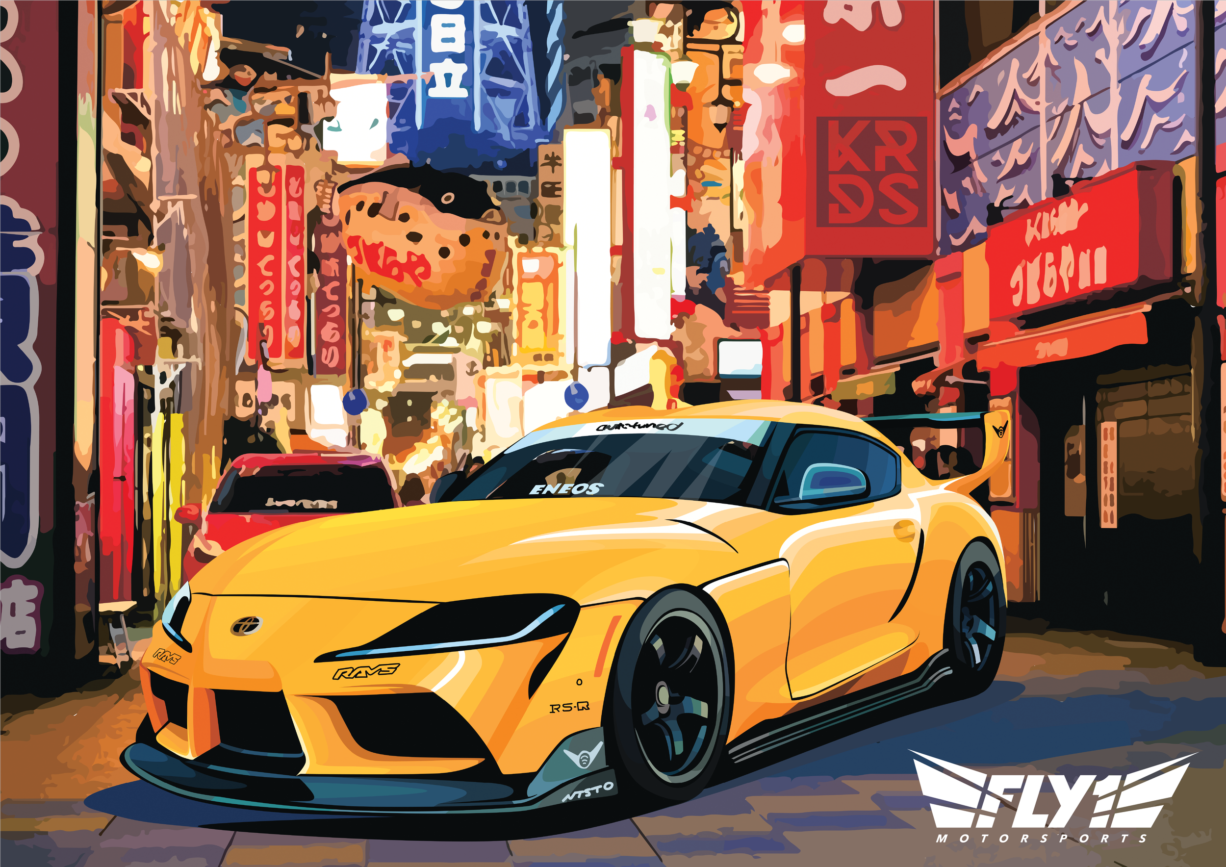 Fly1 Motorsports x Auto Tuned Samurai Rear Trunk Spoiler — Fly1